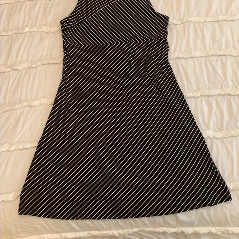 Athleta santorini high neck striped dress XSP XS